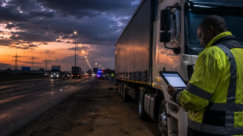 truck hijacking risks Gauteng affecting freight fleets