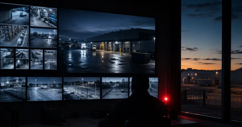 CCTV security control room monitoring Gauteng premises